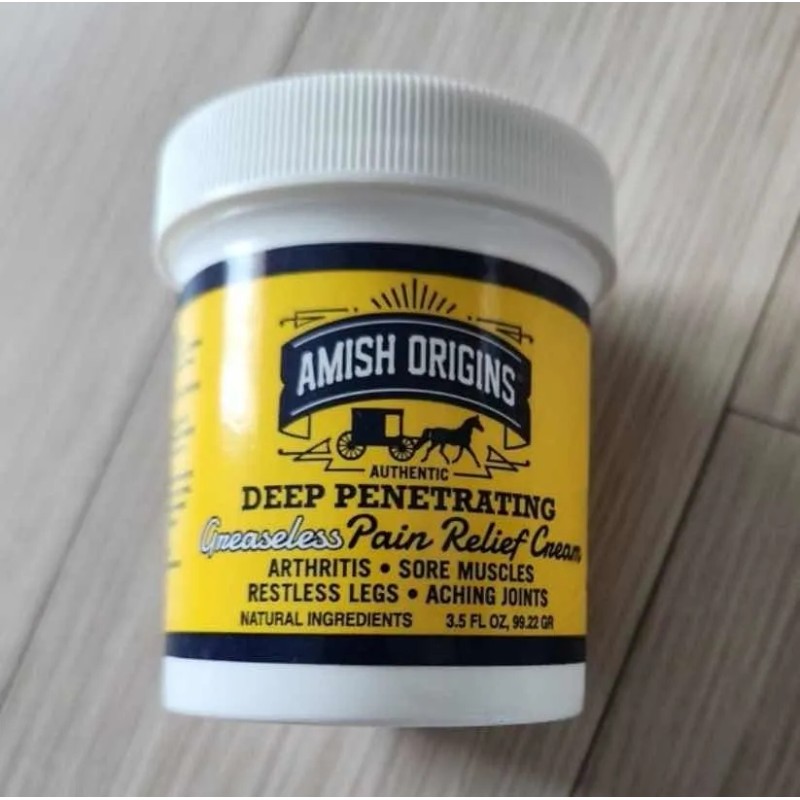 Amish Origins Deep Penetrating Crema De Alivio Para El Dolor