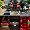 6 Pcs 6 Inch Red Oval Led Trailer Tail Lights