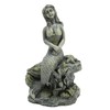 Aquarium Mermaid Statue Safe Resin Beautiful Fish Tank Mermaid Decor