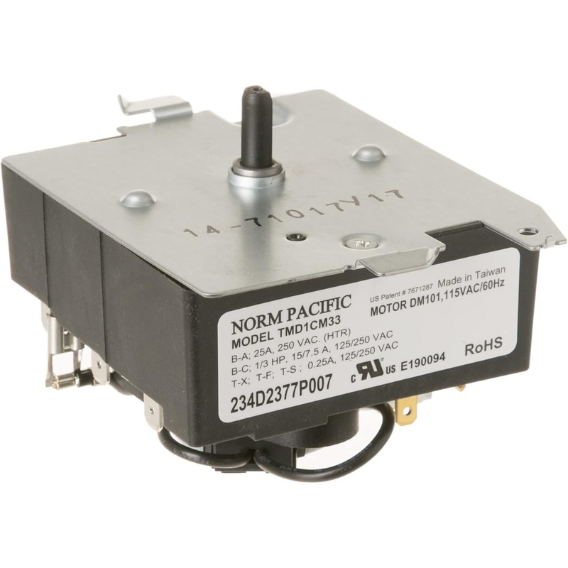 234D2377P007 TMD1CM33 for GE Specific Models Dryer Timer 4467041