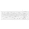 georglasko_8 White Keyboard USB Wired Full Size Mac PC Windows