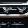 ORIESSE Vintage Eagle Car Air Freshener Vent Clips,2pcs Alloy Silver