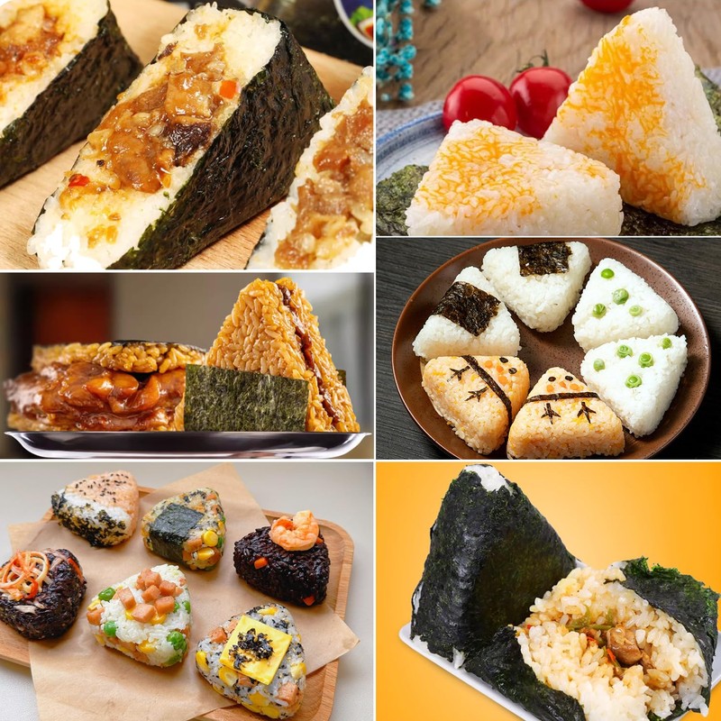 Onigiri Mold Triangle, 2 Pack Large Rice Ball Mold Sushi