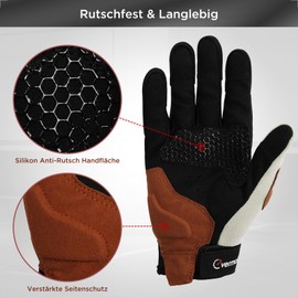 evermotor Summer Motorcycle Gloves - Professional Sports Gloves for Motorcycle, Motocross, Scooters, Moped, Quad, ATV and Mountain Bike, L