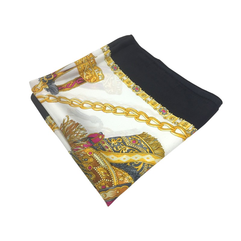 YOUR SMILE Silk Like Scarf - Pañuelo de satén cuadrado