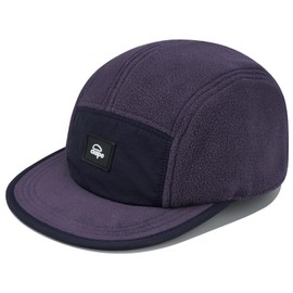 Clakllie Men&Women Baseball Caps Flat Brim Snapback Hat Nylon Visor Cap Classic Plain Dad Hats Adjustable Casual Trucker Hats Peak Cap Golf Running Hat Outdoor Cap Winter,ADTB1-Purple