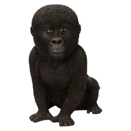 Ovia H13152 Baby Gorilla 6.9 x 5.7 x 9.1 inches (17.5 x 14.5 x 23 cm), Doll, Figurine, Figurine, Animal, Animal, Garden, Decorative, Realistic, Cute,