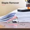 Pink Stapler Removal Tool, Staple Puller, Modern Plastic Stapler Remover