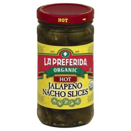 La Preferida Organic Jalapeno Nacho Slices, Hot, 11.5 Ounce (Pack of 12) by La Preferida