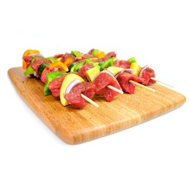 PACKNWOOD 210BBQ15- Bamboo BBQ Skewers -Disposable Appetizer Skewers - Cocktail Picks,Bamboo BBQ Appetizer Skewers for Grilling,Kabob,Fruit,Appetizers, Brunch,Chocolate Fountain- 5.9” | Case of 10000