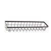Refrigerator Hanging Shelf Nail Free with Hooks Black Refrigerator Spice