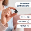 Side Sleeper Ear Plugs, 35dB, Soft Silicone, 4 Pair