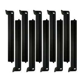 Mega Clip Bag Clips (Pack of 10) in Black, 10 Sealing Clips / Bag Clips / Food Storage Clips in Black with 14 cm Length and 1.8 cm Width, Cliptastic Functional Quality