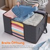 Lifewit Pack of 3 Storage Bags, Storage Box with Lid,