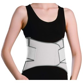 ARTROMED | Faja Soporte Sacro Lumbar, Cómoda y Transpirable, Doble Presurización Cinturón de Faja Ortopedica Lumbar con Correas de Compresión Ajustables, Adecuado para Aliviar el Dolor en la Espalda Baja y Ciática (Extra Extra Grande)