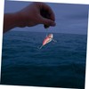 KOMBIUDA 4pcs Realistic Bass Lure Kit Freshwater Saltwater Metal Blade