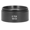 Microscope Lens 0.75X 120mm Barlow Eyepiece M48 Interface Accessory for