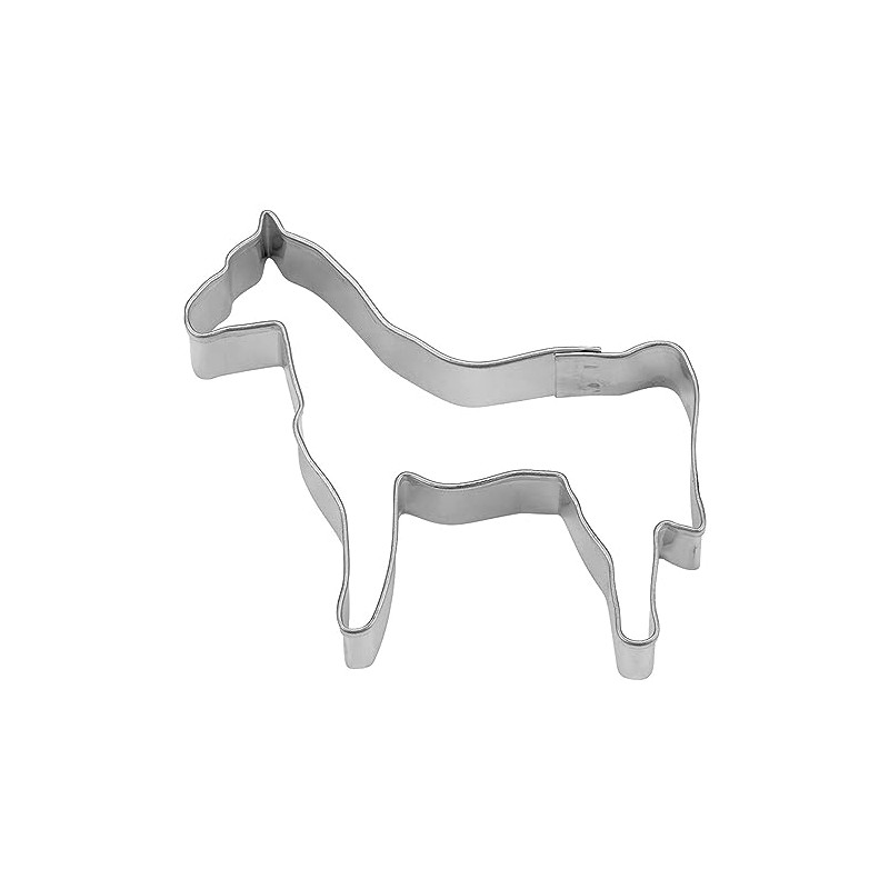 Staedter 076020 Horse Cookie Cutter, Silver, 8 cm
