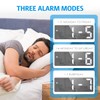 Criacr LED Digital Alarm Clock with Large Numbers Display, Portable