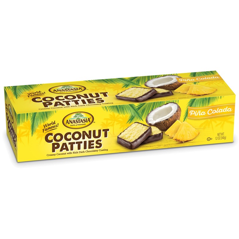 Coconut Patties, Chocolate, Oh Asis! Anastasia Coconut Patties Original, key