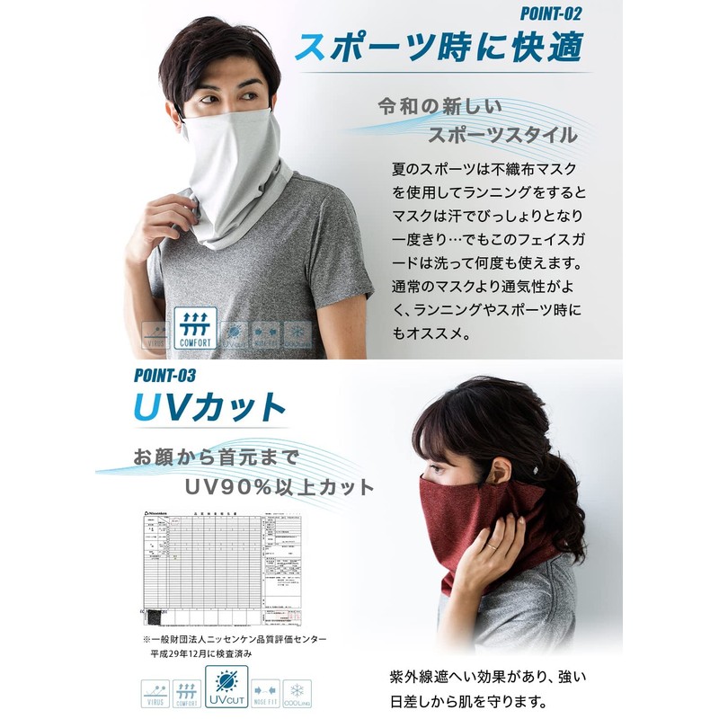IMPACTORY 00 fg1uI Face Guard, Neck Guard, UV Protection, Quick