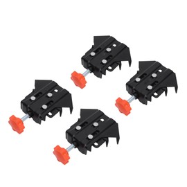 Stainless Steel Right Angle Clamp, 90 Degree Woodworking Corner Clamp for Wood, Metal Pipe, Steel Rod and Glass, Quick Fixing Clamp/Holder with Adjustable Swing Jaw