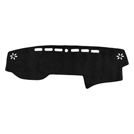 INFINAUTO Dash Cover, Center Console Non-Slip Dashboard Carpet Mat for Toyota 4runner 2015-2019 Flannel Black,1Pc