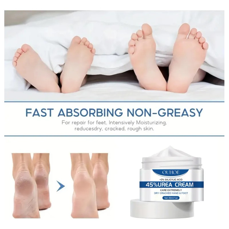 Wjf- Crema Urea Miracles Foot Repair For Pies Secos Y