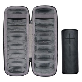 co2CREA Hart reiseschutzhülle case Tasche für Ultimate Ears UE Boom 4/Boom 3 Bluetooth Lautsprecher,Nur hülle (Schwarz hülle+Innens Grau, Schwarz hülle+Innens Grau)