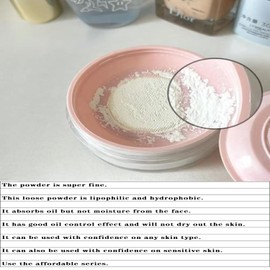 MEYIART Convenient Empty Makeup Powder Container No Leaks Empty Reusable Plastic Loose Powder Compact Container DIY Makeup Powder Case with Sponge Powder Puff 10 ml(0.33 oz) Elasticated Net Sifter