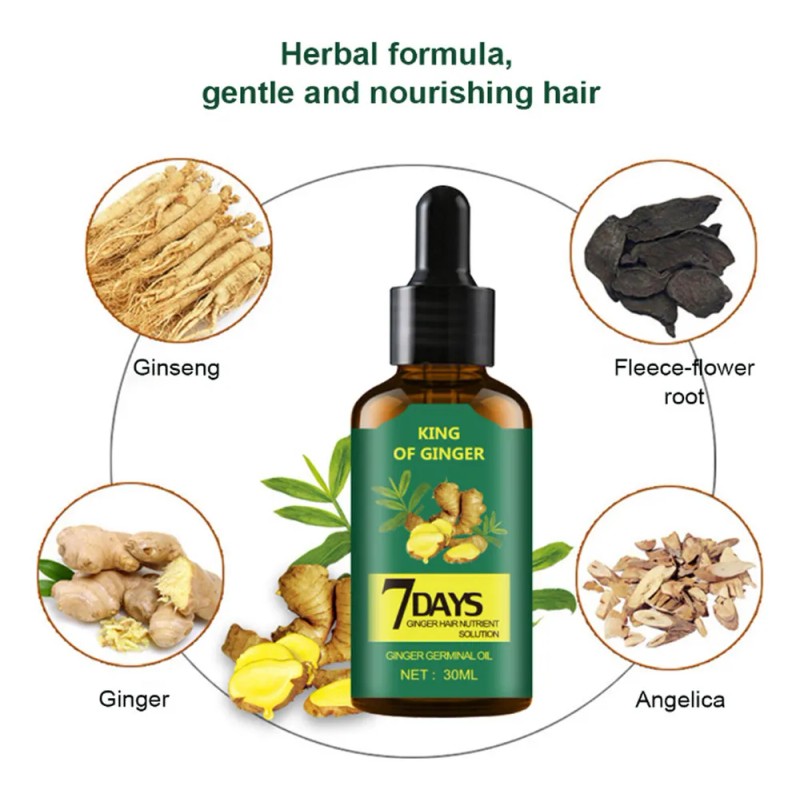 Aceite Germinal De Jengibre For El Crecimiento Del Cabello,