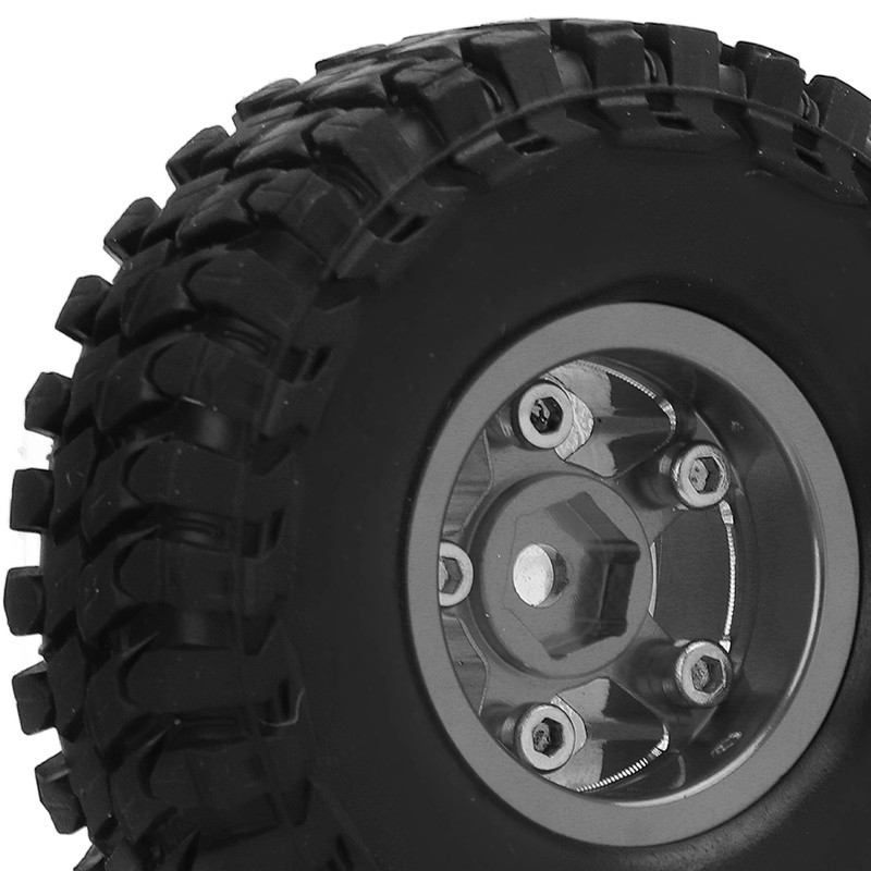 RC Car Rubber Tires Metal Tyre Wheel Full Series Universal