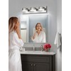 MKBNG Vanity Lights for Bathroom, 18.9in Brushed Nickel Bathroom Light
