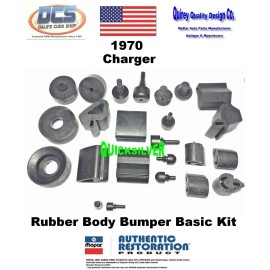 Quirey Quality Design Co. 1970 Dodge Charger R/T Rubber Body Bumper Basic Kit New MoPar USA