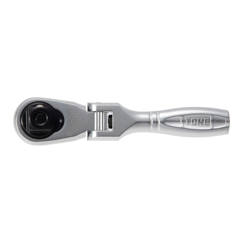 TONE Compact Short Swivel Ratchet Handle (Hold Type) RH3FCHS 3/8