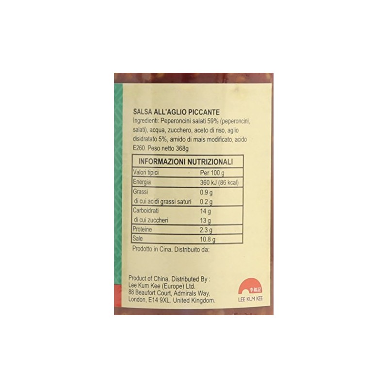 Lee Kum Kee Chili Garlic Sauce, 13-Ounce Jars (Pack of