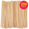 Baker Ross FN235 Slimline Wooden Craft Sticks - Pack of