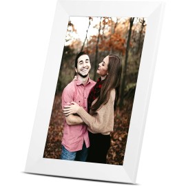 Bell + Howell 10.1" Smart Photo Frame with Frameo (White)