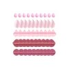 Juego De 50 Borlas De Maquillaje En Polvo De Doble