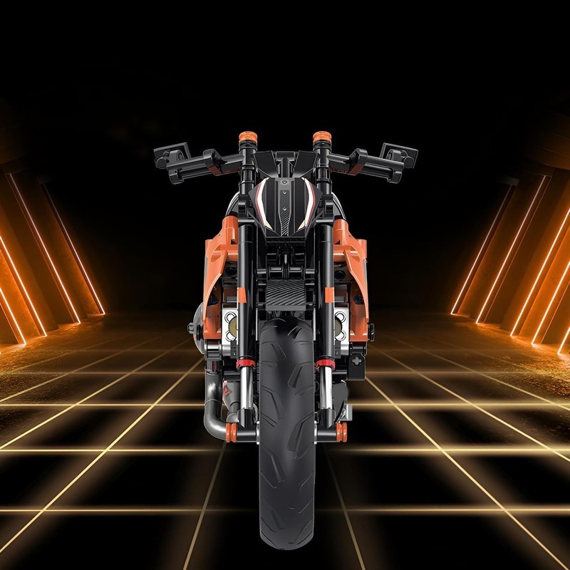 NUOJIAYING Technik Motorcycle Building Blocks for Superduke 1290R, 579 Pieces