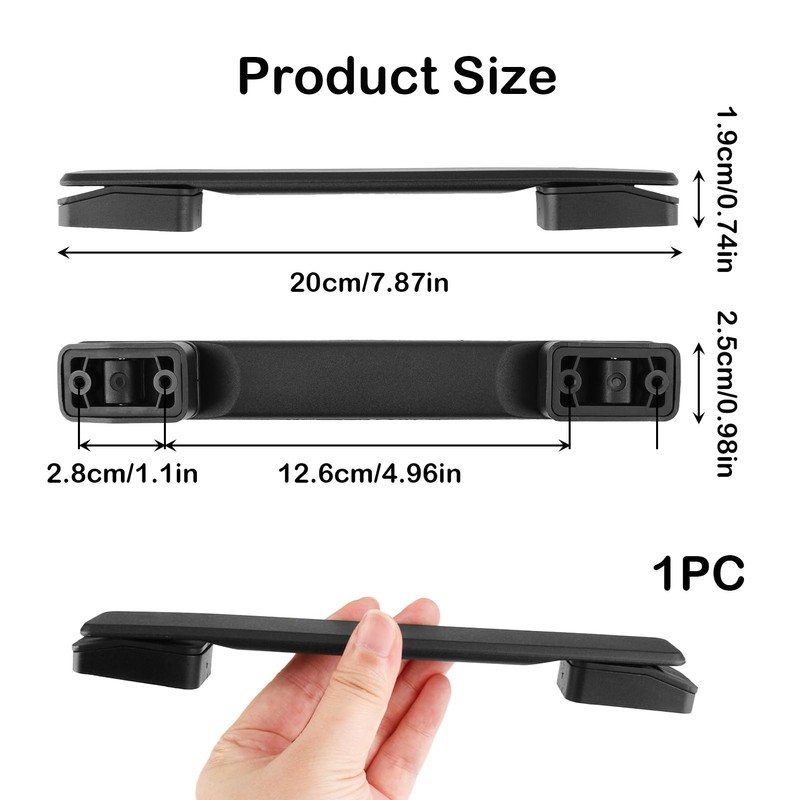 Nodcows Suitcase Handle, Plastic Luggage Handle, Replacement Suitcase Handle, 20