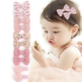 Bianhuan Baby Hair Pin, Baby Hair Clip, Children, Patching Pin, Ribbon Hair Accessories, Kids, Girls, Cute, Stylish, Birthday Gift, Hair Ornament, Hair Clip, 10-Piece Set, Hair Access, Patch-Fastener,