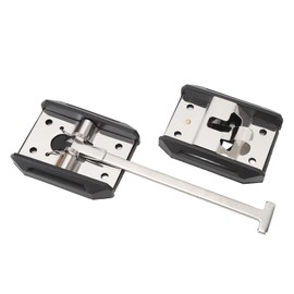 Masyrt Motorhome Trailer T Style Stainless Steel Door Holder Snap and Retaining Hooks for Outside Entrance Door for Motorhomes and Trailers (6")