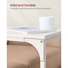 VASAGLE C-Shaped End Table, Side Table for Sofa, Couch Table
