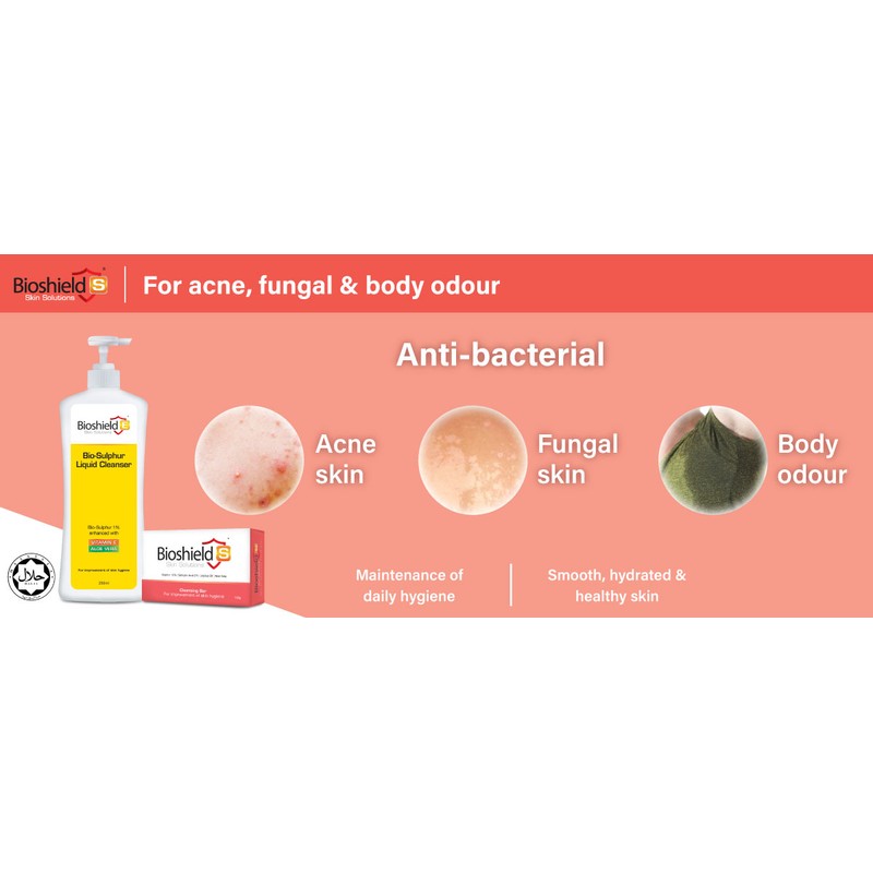 Bioshield E Bio-Sulphur Liquid Cleanser