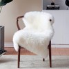 HEQUN faux sheepskin rug, artificial longhair fur decorative rug, sofa