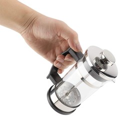 Cafeteras de Doble Filtración, Prensa Francesa, Café de Acero Inoxidable, Cafetera de Vidrio, Cafetera de Filtro de Prensa Francesa, Tetera Doméstica