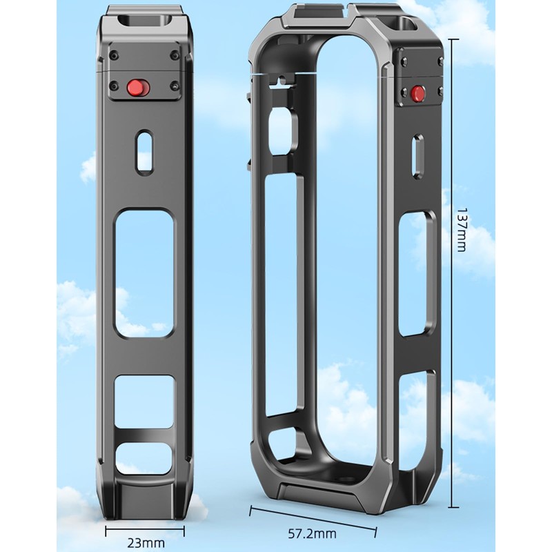 Honbobo Magnetic Quick Release Cage for Insta360 X5, Protective Frame