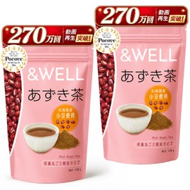 &WELL Azuki Tea, Whole Nutrition Powder, 3.5 oz (100 g), Adzuki Tea