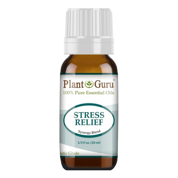 Stress Relief Essential Oil Blend 10 ml 100% Pure For Anxiety, Depression Away